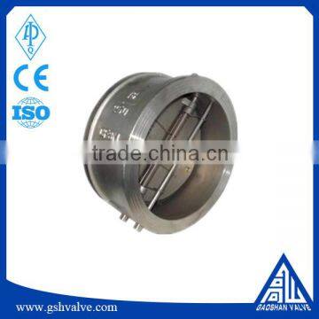 Dual disc swing type check valve for water