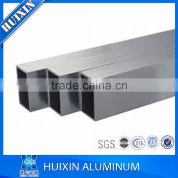 Aluminum Profile Sliding Track Aluminum Hollow Bar With Anodizing Matt Silver