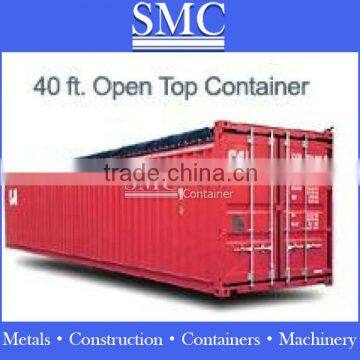 Tarpaulins open top containers