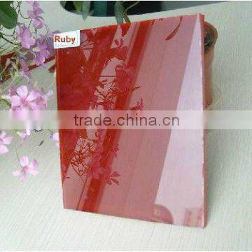 ruby mirror glass