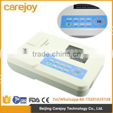 CE& FDA approved 1-channel Electrocardiograph ECG EKG machine