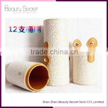 Wholesale Cylinder cosmetics makeup brush set 12pcs makeup brush set