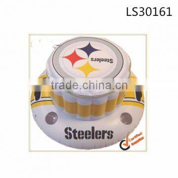 Round PVC ice box container wholesale pvc ice bucket