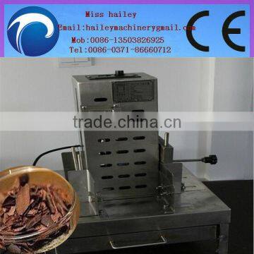 new design and popular chocolate small pieces shaving machine from chocolate block chocolate shaving machine