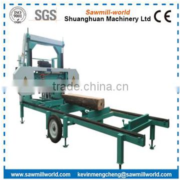 Log Cutting Portable Horizontal Band Sawmill For Sale