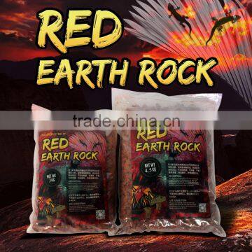 Nomo reptile pet bedding 4.5kg big particles red earth rock