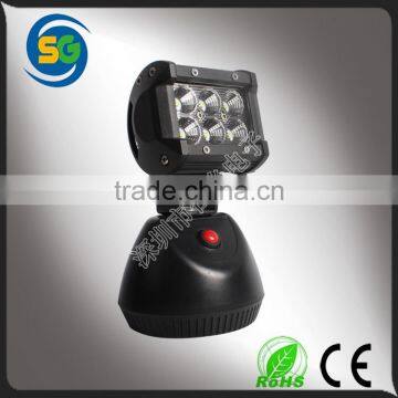 Promotion 18W Super Bright Rechargeable LED Working Light, Led Work Light, LED Work Lamp for Truck 4X4 SUV Vehicles photo-5