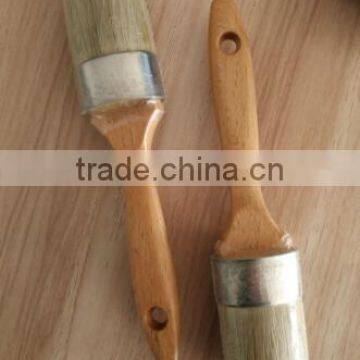 2" oval pure boar bristle chalk paint and wax brush