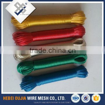 building material galvanized black pvc coated electric iron wire