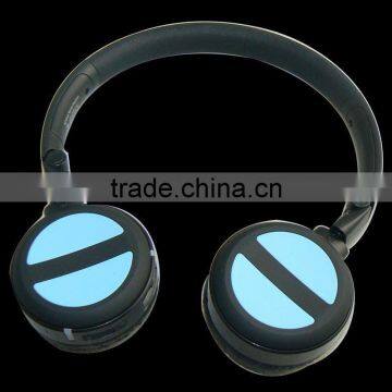 2.4GHz wireless high-quality stereo headset black