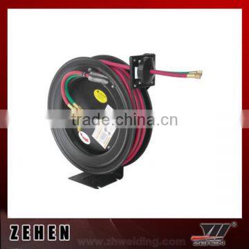 1/4'' diameter oxygen and acetylene twin hose heavy duty hose reel