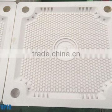 Filter plate made of new polypropylene material of good quality