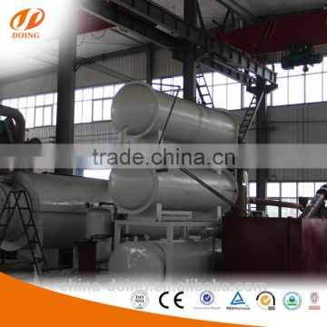 Company product high recycling rate fully automatic continuous tyre recyling machine /tyre pyrolysis plant