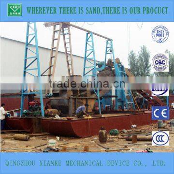 100cbm/h Depth15m Chain Bucket Sand Dredging Boat photo-6