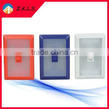 Colorful Plastic Portable LED Wall Switch Light photo-2