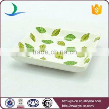 Wholesale Leaves Design Ceramic Accessories For Bathroom photo-5