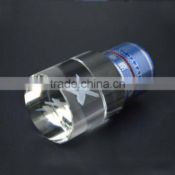 Crystal Glass Stopper Aluminum Screw Cap for Wine Glass Bottle photo-4