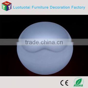 Plastic Living Room Furniture LED Round Sofa Set