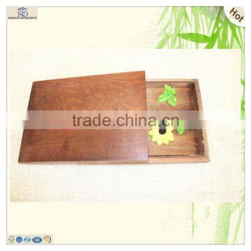 Pinch Plate Top Trunks Packing Display Wood Box photo-4