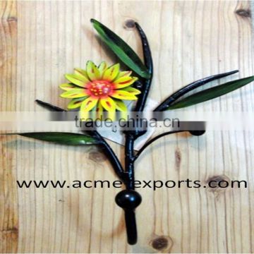 Iron Hand Painted Single Hook Hangers