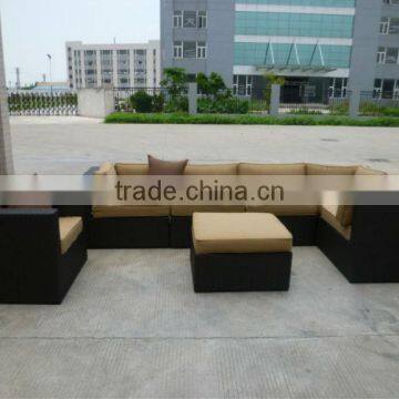 Outdoor Aluminium Furniture Cheap New Design Living Room Sofa Set Olyester Rattan photo-5