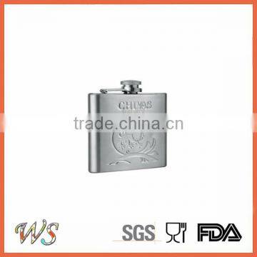 WSJJYY058 4 oz Stainless Steel Hip Flask photo-3