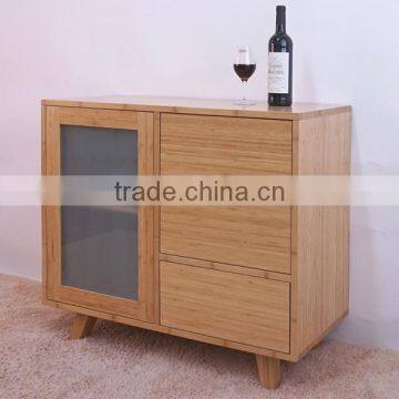 Single bamboo cabinet for kitchen furniture