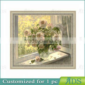Designs Simple Flower Pot Canvas Vase Painting photo-2