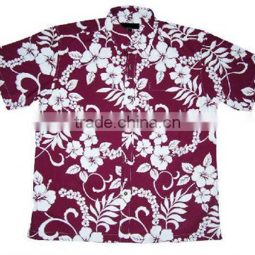 T/C 65/35 short sleeve hawaiian shirts