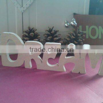 Decorative Small Home Decor Wooden MDF Letters photo-4