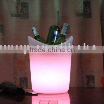 PE Material Rotational Moulding Plastic Modern LED colour changing ice bucket