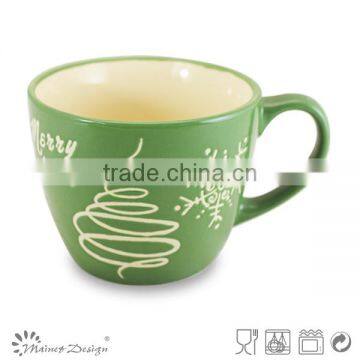 ceramic christmas mugs for promotion with customized logo