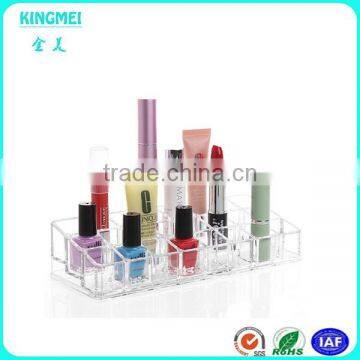 Acrylic Makeup Cosmetic Organizer Storage Box for Cosmetic 12 Branch Lipstick photo-6