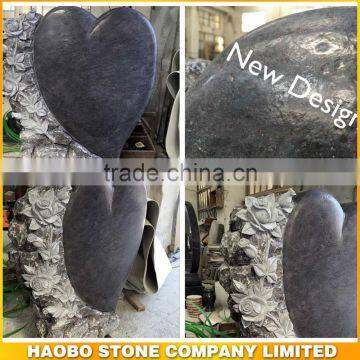 Granite Carved Monument Heart Shaped Tombstone