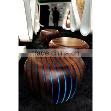 outdoor round table wood