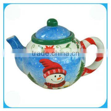 Hot sale kitchenware items christmas teapot