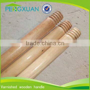 China Cheap Broom Parts Varnished Stick Wood With America Threaded photo-3