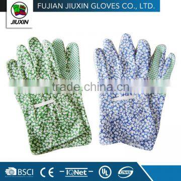 JX68C305 Custom-Made Working PVC dots on palm Wholesale Garden Gloves