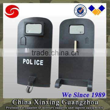 Hand Bullet Proof Anti Riot Rubber Handle PE Steel Ballistic Shield photo-2