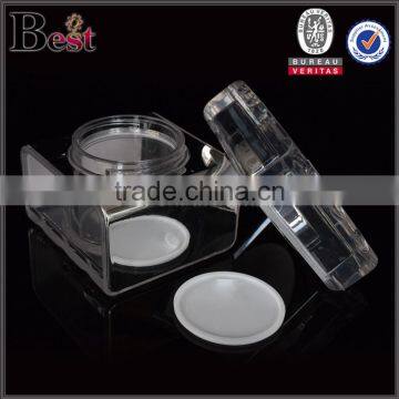 50g Square Double Wall Plastic Empty Cream Jars High Grade Cream Jar photo-2