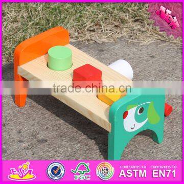 2016 New Design Baby Toy Wooden Pounding Bench W11G026 photo-3