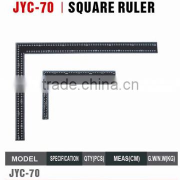 high quality tri square ruler with black surface