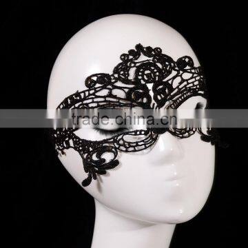 Cheap Exquisite Halloween Masquerade Dance Black Cheap Party Masks for Masquerade Party photo-5