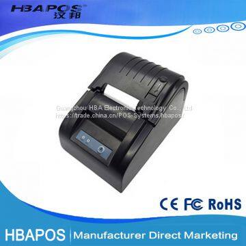 HBA-5890T Cheap Factory 58mm Portable Thermal Printer POS 58 Thermal Receipt Printer With Driver photo-4