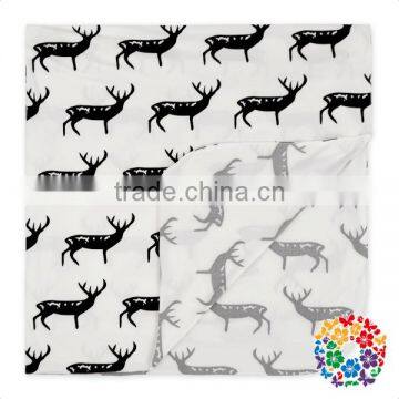 70*90cm Cheap Mint Floral Baby Muslin Swaddle New Born Swaddle Wrap Wholesale Milk Silk Baby Blankets With Caps photo-4