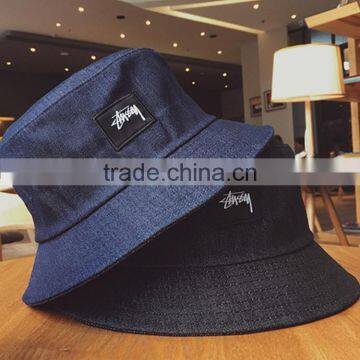 2016 New Design Cowboy Bucket Hat With a Woven Label Logo cap