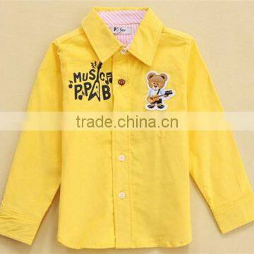 Children cotton shirts kids shirts wholesale factory