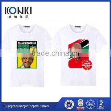 Cheapest Election Campaign Promotional t Shrit 100% Polyester O-neck t Shirts photo-3