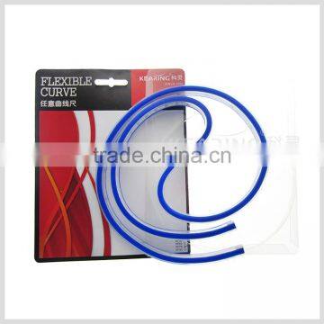 Kearing brand 75cm snack type flexible plastic curve ruler for engineering design#KF-75