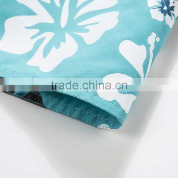 OEM Customized Shaped Boy Swim Shorts Peach Skin 100% Polyester photo-5
